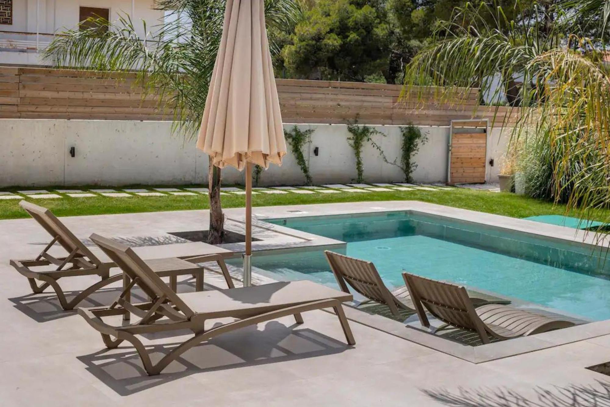 Villa Kala Loutraki - Private Pool & Sauna I Beach Exterior foto